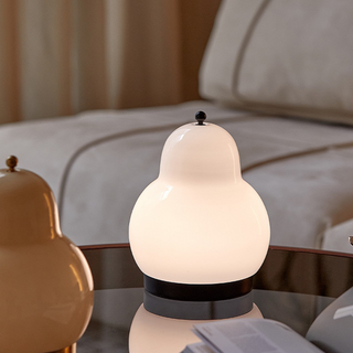 Pear touch lamp setting — French portable LED wide view