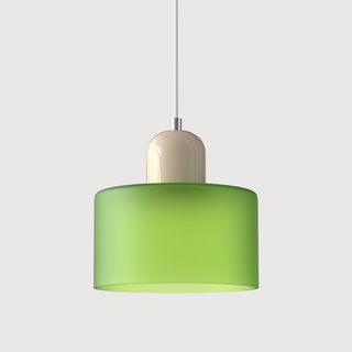 Suspension Bauhaus – Luminaire Moderne en Verre pour Îlot de Cuisine avec Culot E27
