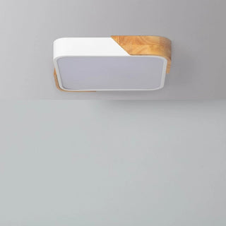 Rectangular flush mount ceiling lamp LED – Nordic living