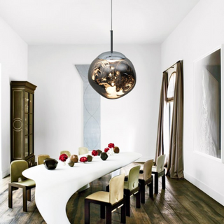 Transparent Acrylic Pendant Light – Modern Ceiling Lamp with Adjustable Hanging Cable