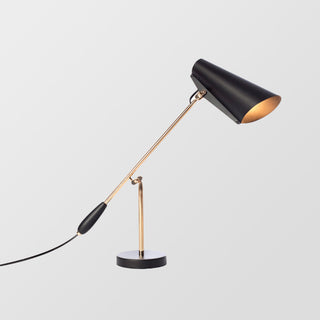 Nordic table lamp side — retro pleated shade warm glow