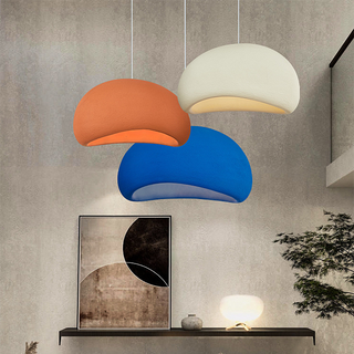 Cloud Shape Pendant Light - Modern Oval Lamp for Living Room Ambiance