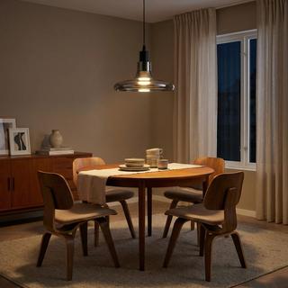 Modern Pendant Lamp – Glass & Metal LED Hanging Light | Nordic Style