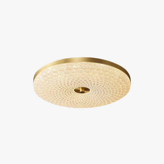 Modern Ceiling Light – Creative LED Copper Lamp With Crystal Accent