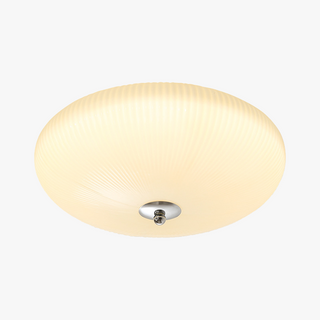 French Glass Ceiling Lamp – Modern LED Minimalist Lighting Fixture for Dining