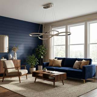High-End Pendant Lamp – Elegant Crystal Glass Light With Warm Ambient Lighting