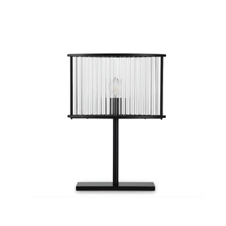 Industrial Table Lamp – Black Metal Lamp With Soft Warm Lighting & Easy Installation
