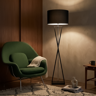 Floor Lamp Soft Light – Modern Designer Iron Fabric Lamp for Living Room