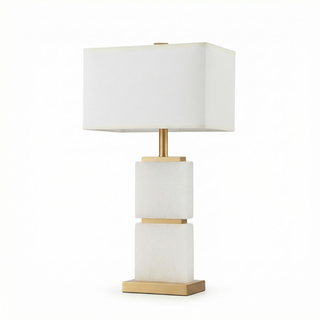 Table Lamp – Modern Minimalist Lamp with Soft Warm Light for Living Room