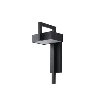 Black Steel Wall Light – Modern Outdoor Lamp With Energy Efficient LED Lighting