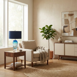 Colorful Table Lamp – European Style Lamp with Soft Ambient Lighting