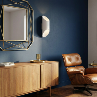 Modern Wall Light | White Aluminum Tube Wall Lamp - Contemporary Lighting Design