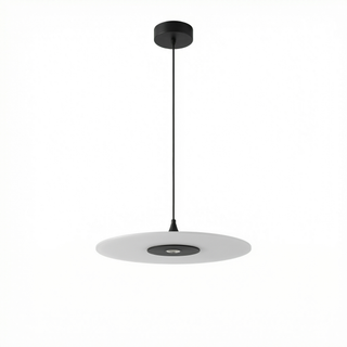 Modern Pendant Lamp – Acrylic Aluminum Disc Light | LED Dual Source, Warm Neutral Cool