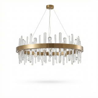 Elegant Crystal Chandelier – Luxury Ceiling Light With Sparkling Modern Design