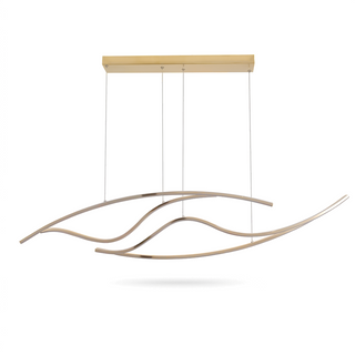 Nordic Chandelier – Modern Lighting Metal Fixture with Soft Ambient Glow