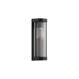Outdoor Wall Lamp – Modern Exterior Light with Metal & Glass, LED Bulb Included