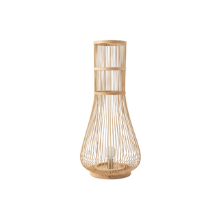 Ecological Floor Lamp – Soft LED Lighting | Natural Bamboo Lamp for Living Room