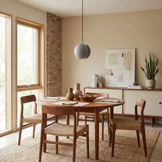 Elegant Pendant Lamp – Modern Pendant Light with Gold Metallic Finish & Opal Glass Diffuser