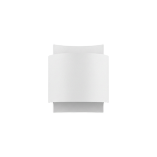 White Steel Wall Light – Modern Designer Wall Lamp with Adjustable Intensity