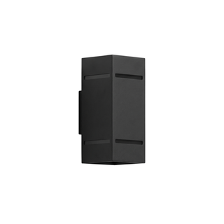 Applique Murale Noire Moderne - Lampe Murale Contemporaine en Aluminium | Éclairage Minimaliste Élégant
