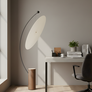 Scandinavian Floor Lamp – LED Stained Glass Lighting Fixture | Modern Minimalist Design