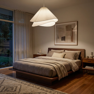 LED Fabric Pendant Lamp – Modern Pendant Light With Fabric Shade | Lumavera