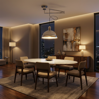 Nordic LED Pendant Light – Minimalist Pendant Lamp with Adjustable Brightness
