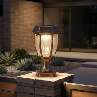 Outdoor Solar Table Lamp – Durable Aluminum Solar Powered Lantern | Eco Friendly Lighting