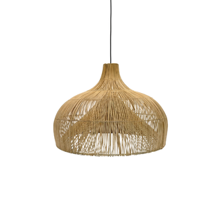 Rattan Pendant Light – Bamboo Woven Lamp with Eco Friendly LED Lighting