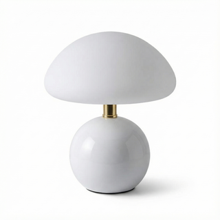 Ceramic Table Lamp – Modern LED Bedroom Lighting With Soft Ambient Light