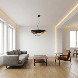 Modern LED Pendant Light – Metal Alloy Pendant with Adjustable Color Temperature