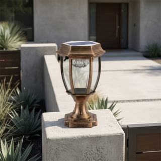 Outdoor Solar Table Lamp – Durable Aluminum Solar Powered Lantern | Eco Friendly Lighting
