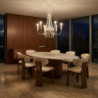 Contemporary Chandelier – Modern Ceiling Light With Warm Ambient Lighting & Refined Finish