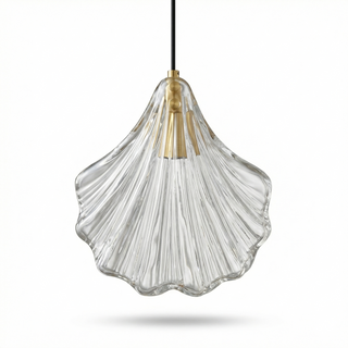 Glass Pendant Light – Modern Metal Pendant Lamp With Dimmable LED Bulbs