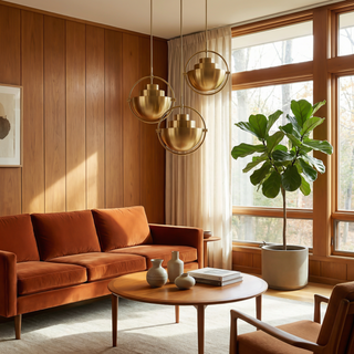 Scandinavian Pendant Light – Modern Iron Pendant with Soft Ambient LED Lighting