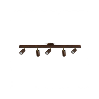 Wood Ceiling Light – Adjustable Surface Mounted Light with Directional Spot Lamp