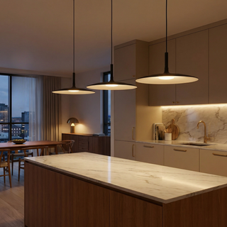 LED Pendant Light – Modern UFO Pendant Lamp with Colorful Oval Fixture