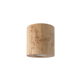 Natural Wood Ceiling Light – Scandinavian Minimalist Wooden Lamp by Lumavera