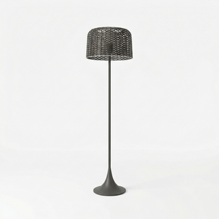 Woven Metal Garden Lamp – Outdoor Solar Lights | Braided Metal Lamp by Lumavera
