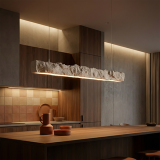 Nordic LED Pendant Light – Minimalist Dining Room Lighting with FRP Design