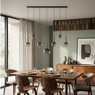 Modern Alloy Chandelier | Living Room Lighting - Remote Control & Easy Installation