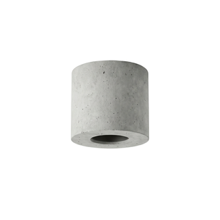Plafonnier Industriel en Béton – Suspension Grise Style Loft Moderne
