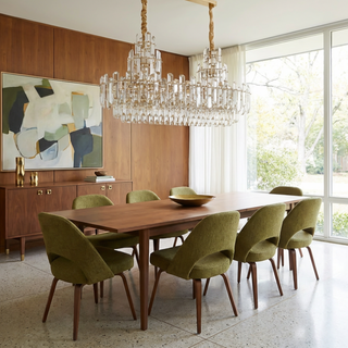 Modern Crystal Chandelier – Luxury Pendant Lighting | Dimmable LED Fixture