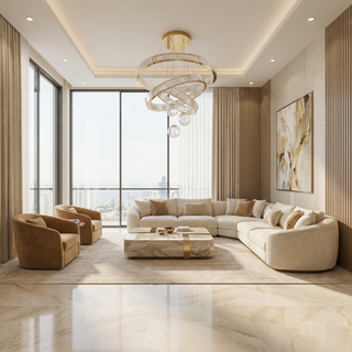 Modern Crystal Chandelier – Dimmable LED Lighting | Elegant Living & Dining Room Fixture