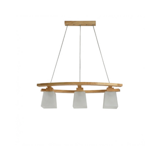 Wooden Pendant Light – Modern Japanese Pendant Lamp | Ambient Lighting Fixture