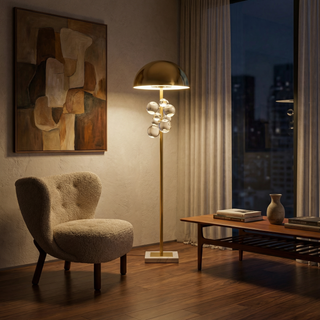 Ambient Glass Lamp – Decorative Poetic Design with Cozy Warm Lighting Glow