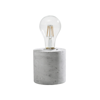 Lampe Minimaliste en Béton – Éclairage de Bureau Moderne avec Base Sculptée en Béton