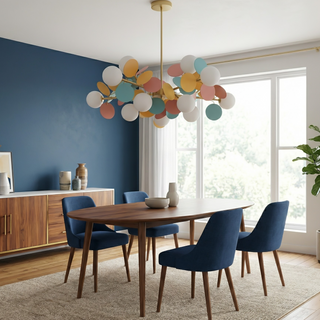 LED Pendant Light - Artistic Suspension Lamp | Nordic Style Lighting, Warm Ambient Illumination
