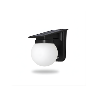 Applique solaire Art Déco – Luminaire de jardin LED économe en énergie | Applique murale résistante aux intempéries