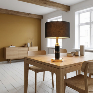Nordic Bedside Lamp – Minimalist Vertical Silhouette with Warm Ambient Light